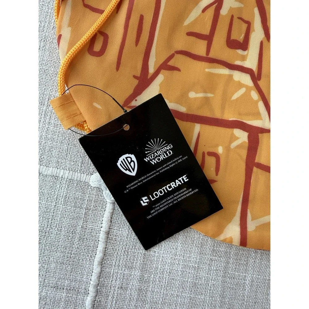 Exclusive Harry Potter Wizarding World Golden Egg Cinch Bag Drawstring NWT